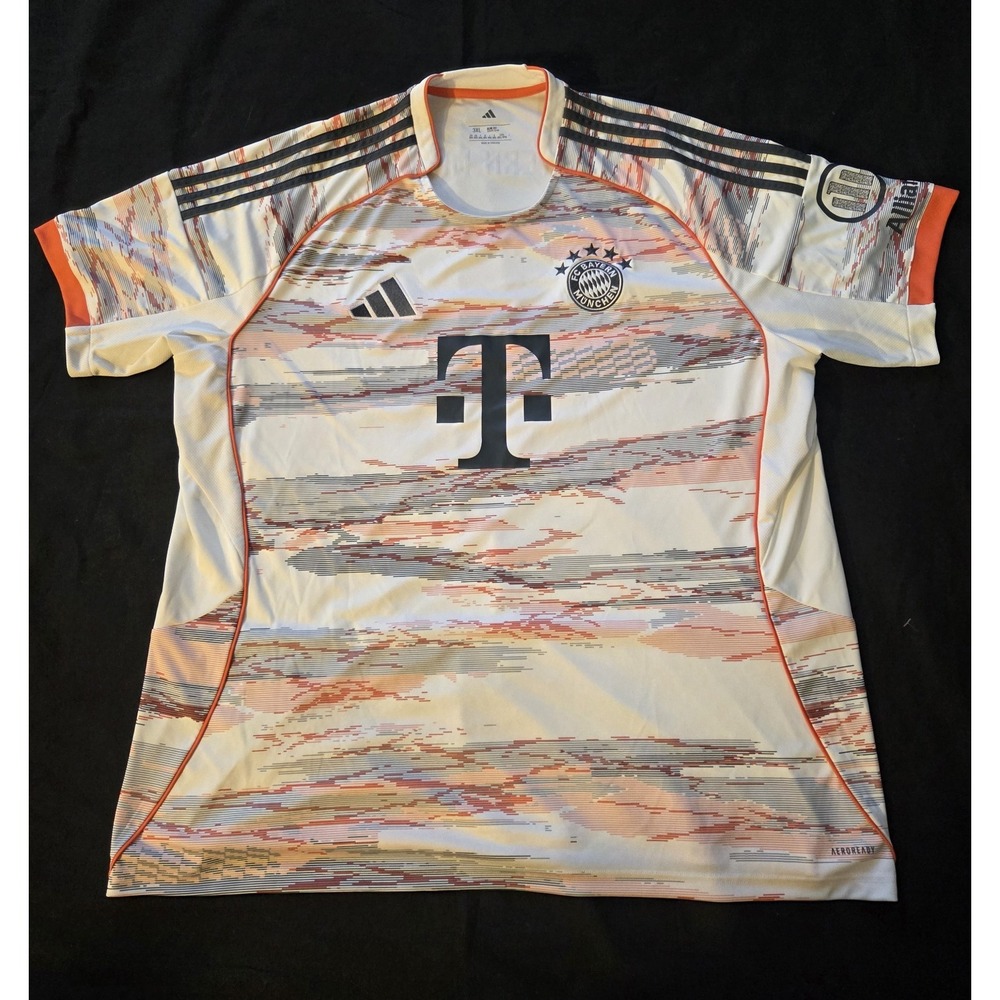 Adidas Bayern Munich 2025/26 Away Jersey Men 3XL JJ2143 Allianz Arena Soccer
